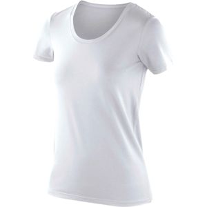 Spiro Dames/dames Impact Softex T-Shirt met korte mouwen (XXS) (Wit)