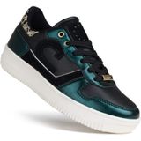 Cruyff Campo Low Lux zwart groen sneakers dames