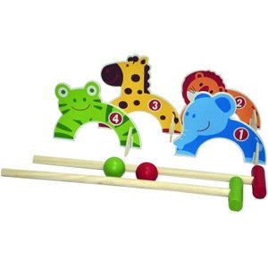 Outdoor Play Houten Dieren Croquet