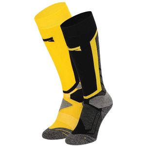 Xtreme - Snowboard sokken Unisex - Multi geel - 42/45 - 2-Paar - Skisokken