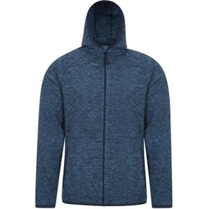 Mountain Warehouse Heren Snowdon II Full Zip Hoodie (XL) (Blauw)