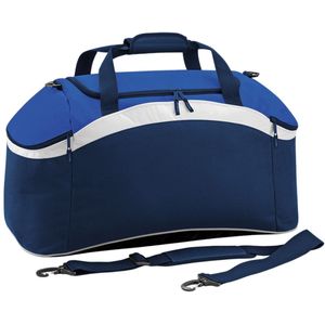 Bagbase Teamwear weekendtas (One Size) (Frans marineblauw/helder blauw)