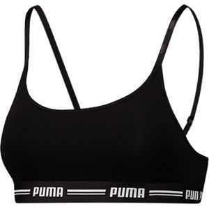 Puma - Iconic Casual Bralette - Katoen Stretch Top - XS