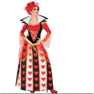 Kostuums voor Volwassenen Harten Koningin Multicolour Fantasie Maat XL