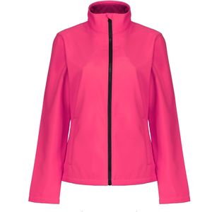 Regatta - Dames Ablaze Printable Softshell Jas (40 DE) (Roze/Zwart)