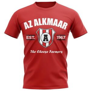 Az Alkmaar Established Football T-Shirt (Red)