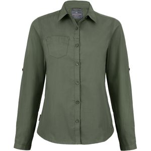Craghoppers Dames/dames Expert Kiwi Shirt met lange mouwen (36 DE) (Cederhout Groen)