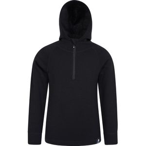 Mountain Warehouse Kinder/Kinder Merino Wol Hoodie (104) (Zwart)