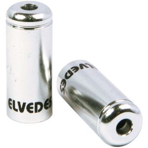 Elvedes kabelhoedje 5mm aluminium zilver(10x)CP2012001