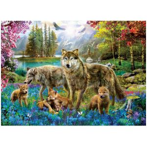 Puzzel Eurographics - Wolf Lake Fantasy, 500 stukjes XXL