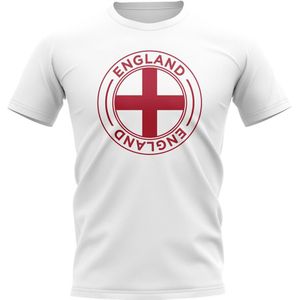 England Football Badge T-Shirt (White)