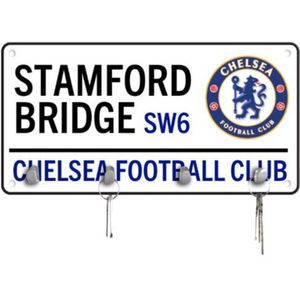 Chelsea FC Stamford Bridge Sleutelhanger  (Blauw/Zwart/Wit)