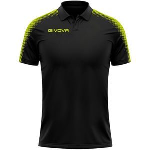 Sports polo shirt Givova Black M