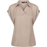 Regatta Dames/Dames Lupine T-shirt met kraagje (46 DE) (Sesam)