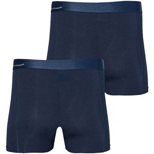 Apollo - Bamboe boxershort heren - Navy Blauw - Maat L - 2-Pak - Ondergoed Heren - Bamboo - Bamboe ondergoed heren
