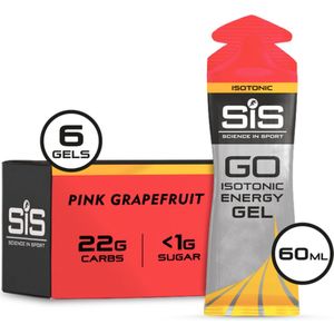 Science in Sport | SiS Go Isotonic Energygel | Energie gel | Isotone Sportgel | Grapefruit Smaak | 6 x 60ml