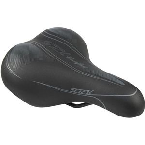 Qtcycletech Cycle tech trk comfort zadel zwart grijs blister 0300970