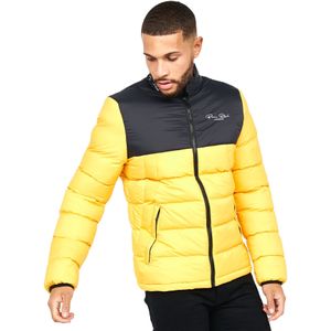 Born Rich Heren Lyden Oversized Puffer Jacket (S) (Geel)