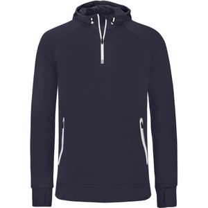 Proact Heren Heksenhals Sweatshirt met ritssluiting (M) (Marine)