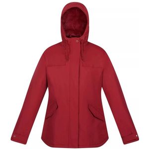 Regatta Dames/Dames Bria Faux Fur Lined Waterproof Jacket (34 DE) (Cabernet)