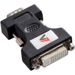 Adapter DVI-I naar VGA V7 V7E2VGAMDVIIF-ADPTR  Zwart