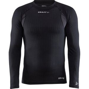 Craft Heren Extreme X Active Base Layer Top met lange mouwen (S) (Zwart)