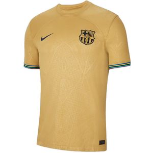 Nike Fc Barcelona Dri Fit Stadium Away 22/23 Short Sleeve T-shirt Geel L