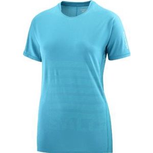 Salomon Sense aero ss tee gfx dames - BLAUW - Dames