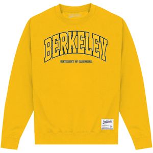UC Berkeley Unisex Sweatshirt met boog voor volwassenen (XL) (Goud)