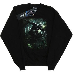 Marvel Meisjes Black Panther Jungle Run Sweatshirt (116) (Zwart)