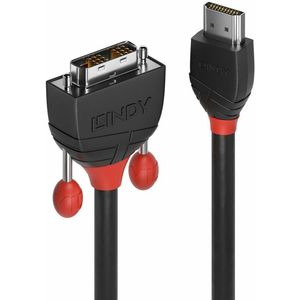 Kabel HDMI naar DVI LINDY 36272 2 m Zwart