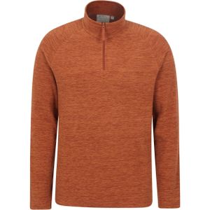 Mountain Warehouse Heren Snowdon II Fleece Top (L) (Roest)