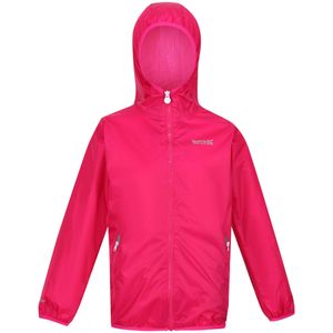 Regatta Groot Buitenshuis Kinderen/Kinderen Lever II Packaway Rain Jacket (152) (Roze Fusie)