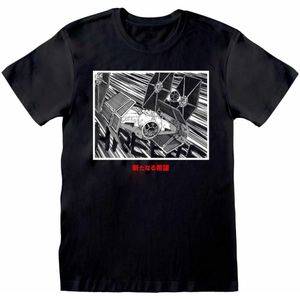 Star Wars Unisex Tie Fighter T-Shirt voor volwassenen (XXL) (Zwart/Wit)