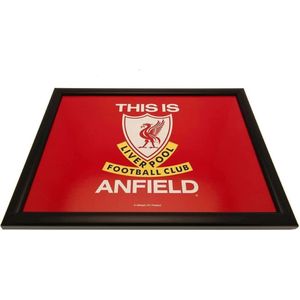Liverpool FC This Is Anfield Beklede Schoot Dienblad (One Size) (Rood/zwart/wit)