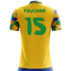2022-2023 Brazil Home Concept Football Shirt (Paulinho 15)