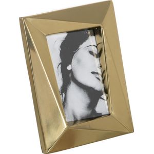 Fotolijsten Gouden Roestvrij staal Kristal 17,5 x 22,5 cm