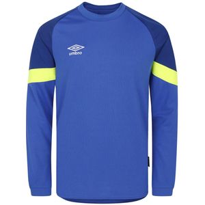 Umbro Heren keepershirt met lange mouwen (S) (Oogverblindend Blauw/Sodalietblauw/Veiligheidsgeel)