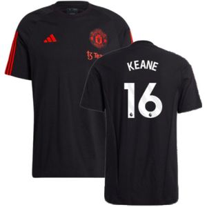 2023-2024 Man Utd Training Tee (Black) (Keane 16)