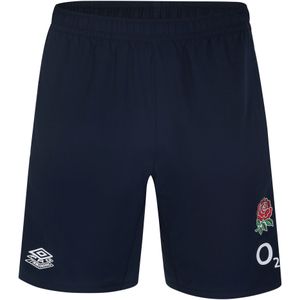 Umbro Heren 23/24 Gebreide Engeland Rugby Shorts (M Lang) (Navy Blazer)