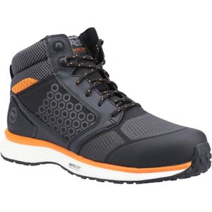 Timberland Pro Heren Reaxion Mid Composiet Veiligheidslaarzen (44,5 EU) (Zwart/Oranje)