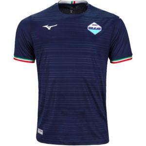 Mizuno Ss Lazio 23/24 Short Sleeve T-shirt Away Blauw S