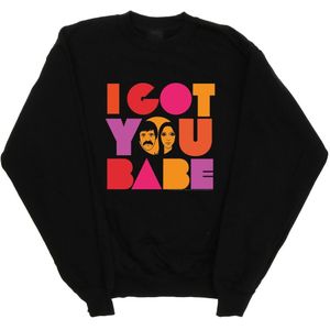 Sonny & Cher Meisjes I Got You Sweatshirt (104) (Zwart)