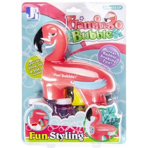 Flamingo 4138 Bellenblaasmachine - Automatische Bubble Machine voor Grote Bellen - Inclusief 90 ml Bellenblaas