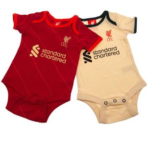 Liverpool FC Baby rompertje (Set van 2) (86) (Rood/Crème)