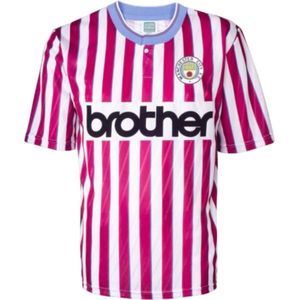 Manchester City 1988 Away Retro Football Shirt
