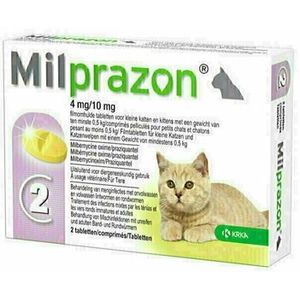 Krka Milprazon ontwormingstabletten kat