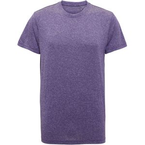 Tri Dri Mens Korte Mouwen Lichtgewicht Fitness T-Shirt (L) (Paars gemêleerd)