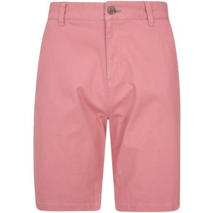 Mountain Warehouse Heren Biologische Chino Shorts (30R) (Roze)