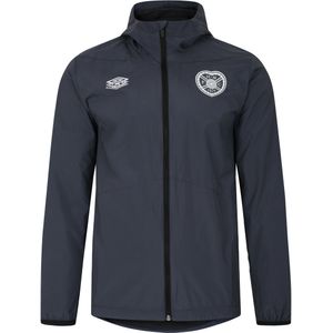 Umbro Heren 23/24 Heart Of Midlothian FC Douchebestendig Jasje (M) (Koolstof/Grisaille/Zwart)